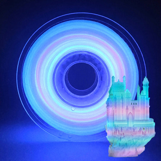 PLA Luminous - Rainbow (Cracked Spool)